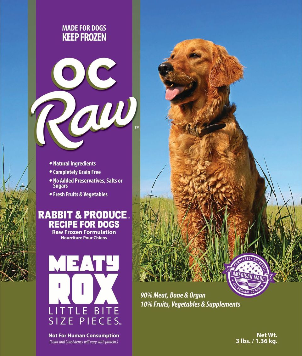 RABBIT & PRODUCE ~ 3# Meaty Rox - Image 3