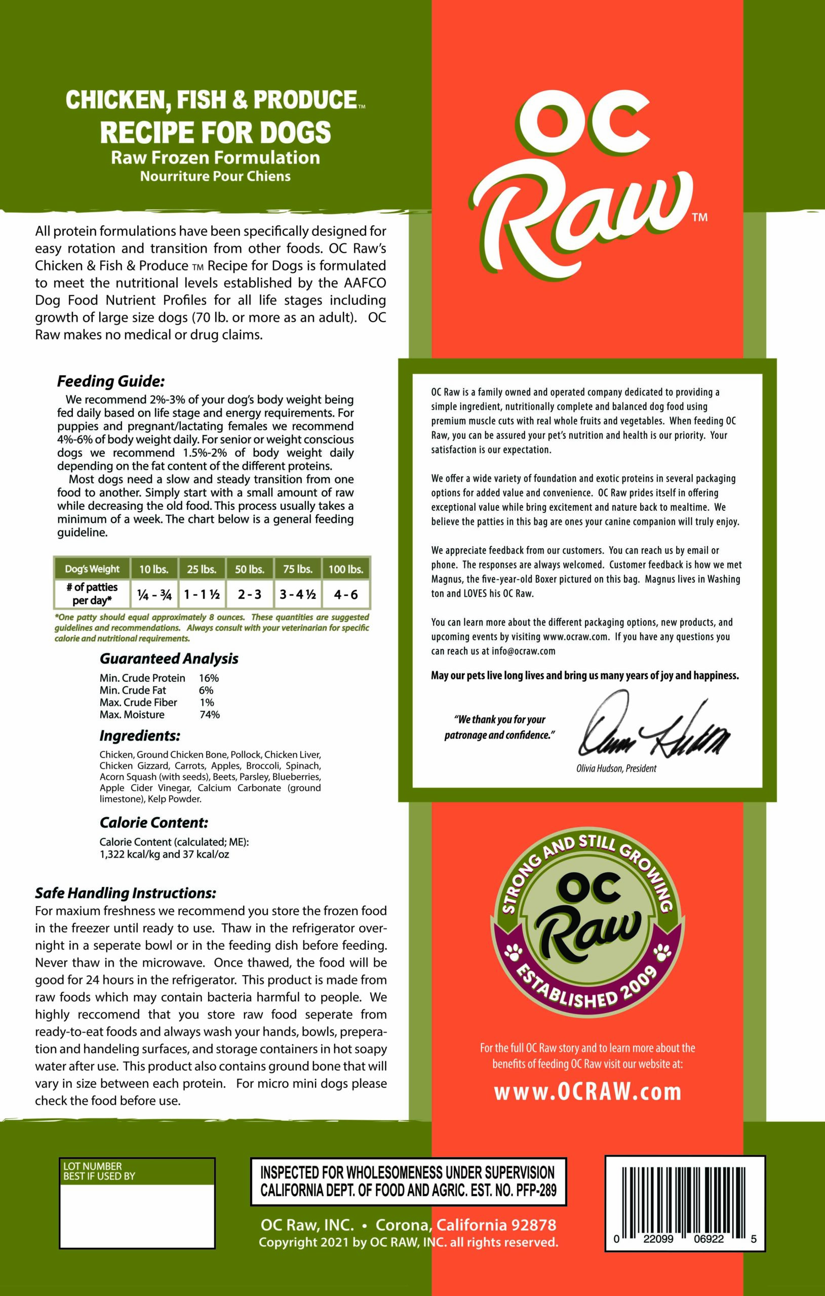 CHICKEN, FISH & PRODUCE ~ 6# Patty - Image 4