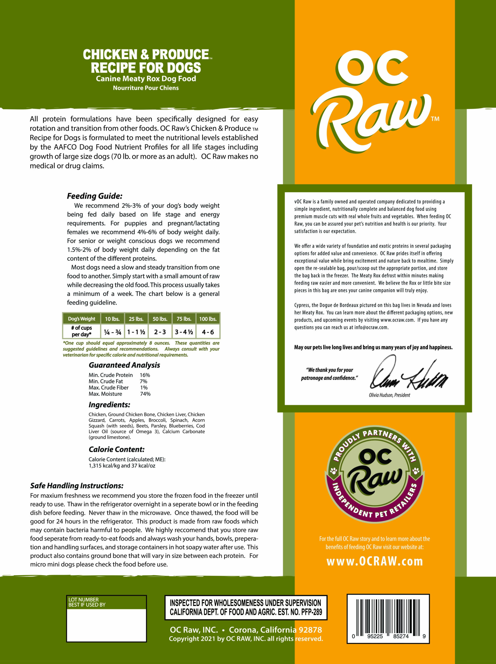 CHICKEN & PRODUCE ~ 7# Meaty Rox - Image 4