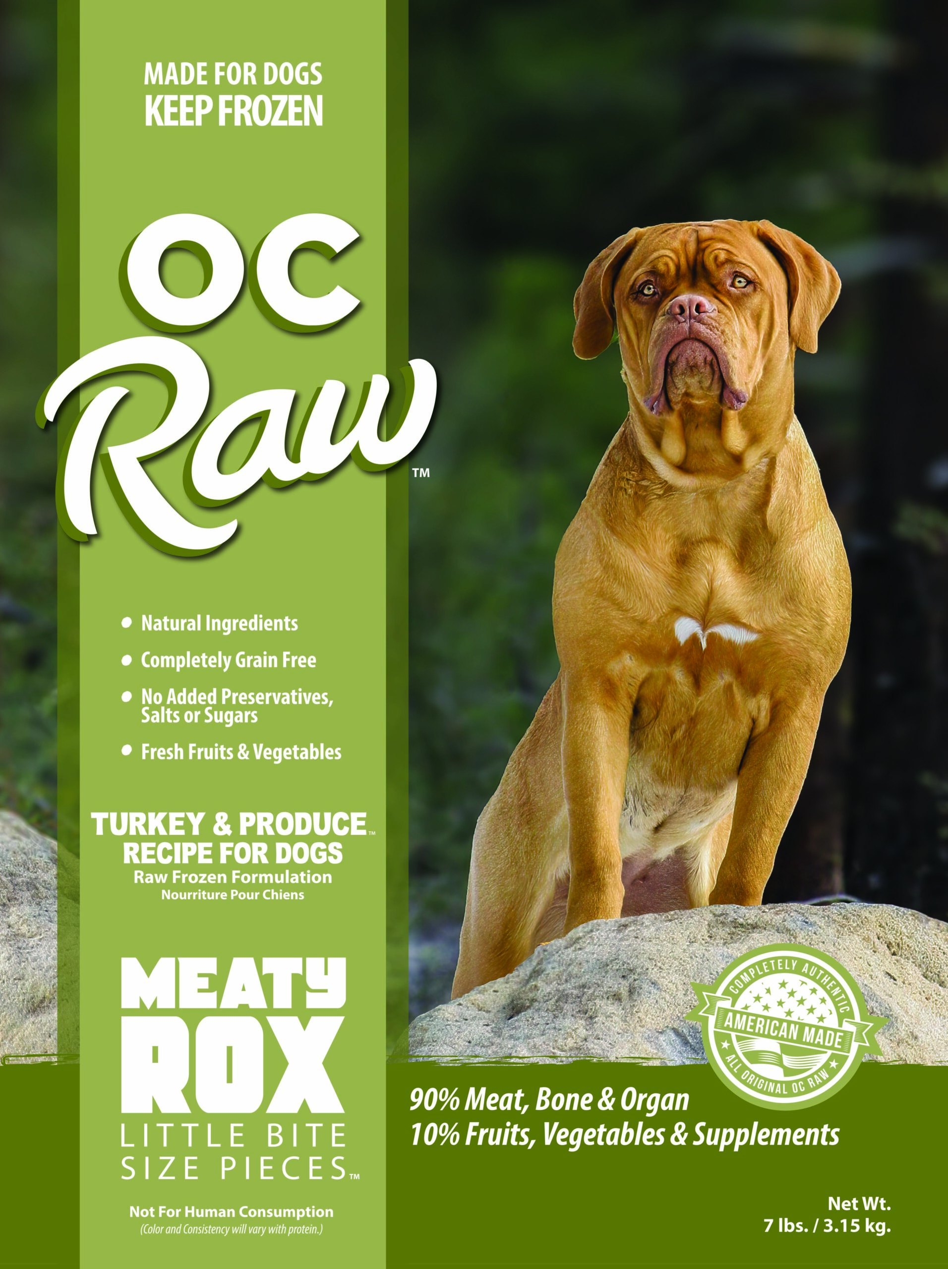 TURKEY & PRODUCE ~ 7# Meaty Rox - Image 3