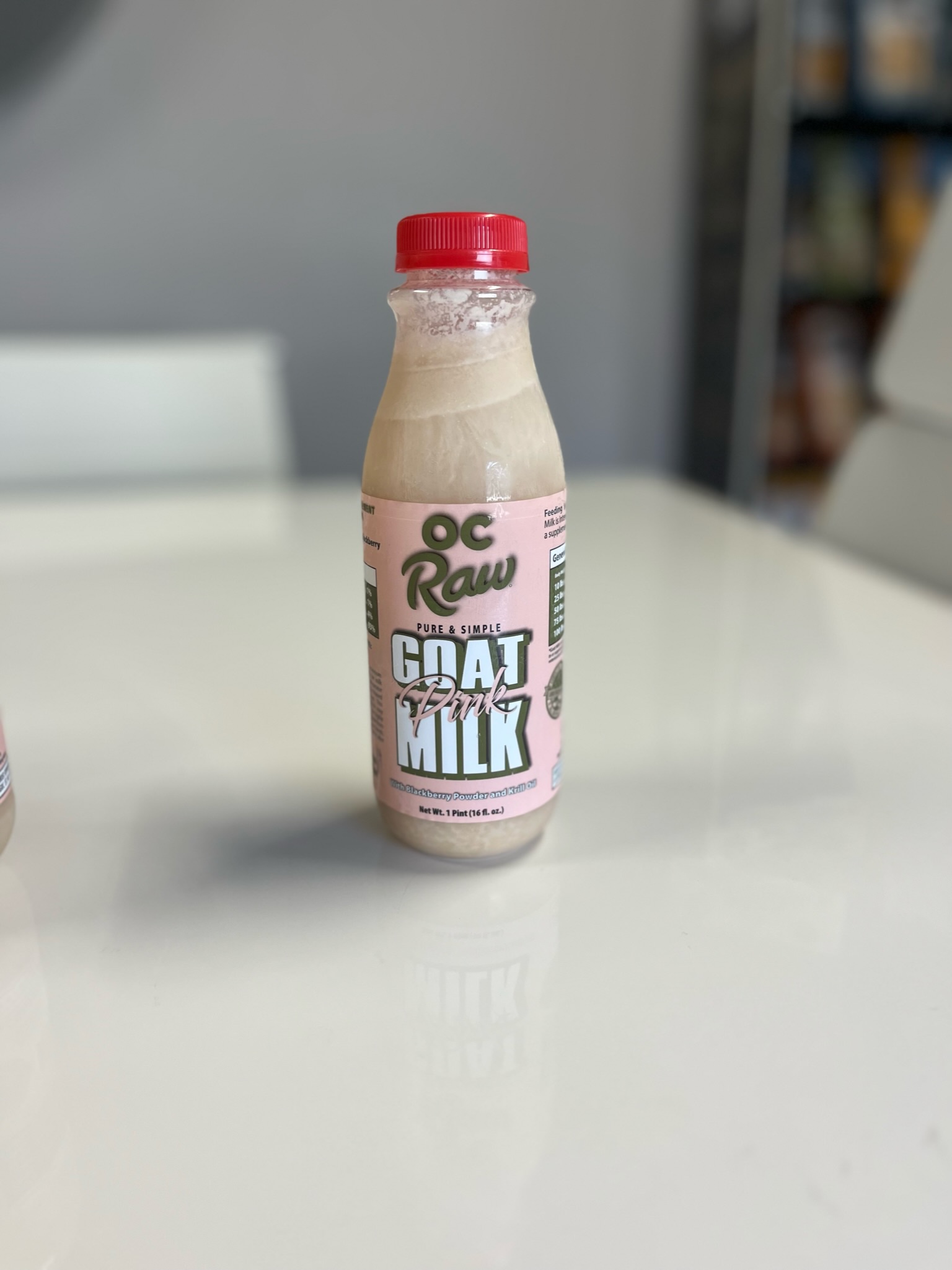 PINK GOAT MILK ~ 16 FL.OZ. PINT - Image 2