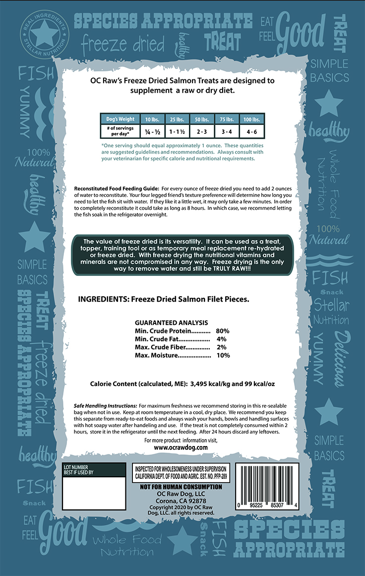 Salmon ~ 3.2 oz Freeze Dried - Image 3