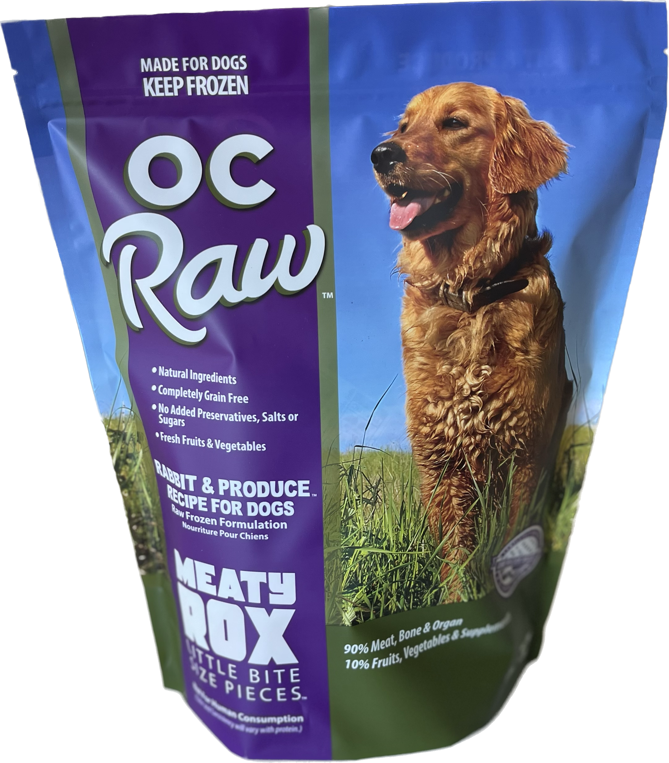 RABBIT & PRODUCE ~ 3# Meaty Rox