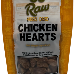 Chicken Hearts ~ 4 oz Freeze Dried