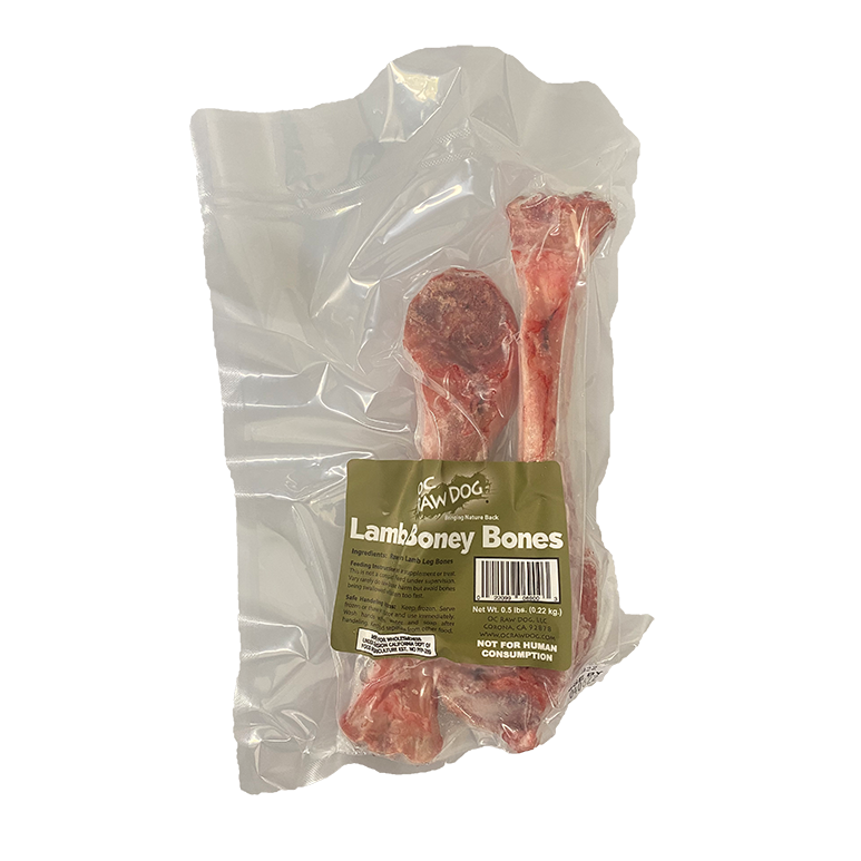 Lamb Boney Bones ~ 0.5 lbs.